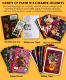 Retro Spooky Town Collage Activity Book x COLE CARTOONS