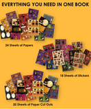 Retro Spooky Town Collage Activity Book x COLE CARTOONS