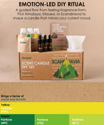 Scent Candle DIY Set with fragrance pouches, essential oils, and candle mold for a personalized crafting experience