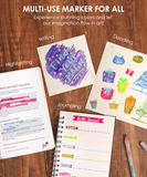 Grabie Color Magic Layering Marker Set - Best Pens For Note Taking, Best Pens For Journaling, Journal And Pen, Journaling Pens, Best Journaling Pen, Best, Journaling Pens, Best Pens For Bullet Journal, Journal Pens, Journal Pen, Journaling Pen, Good Bullet Journal Pens, Pen For Journaling, Best Bullet Journal Pens, Best Note Taking Pen, Grabie Color Changing Pens, Grabie Art Supplies