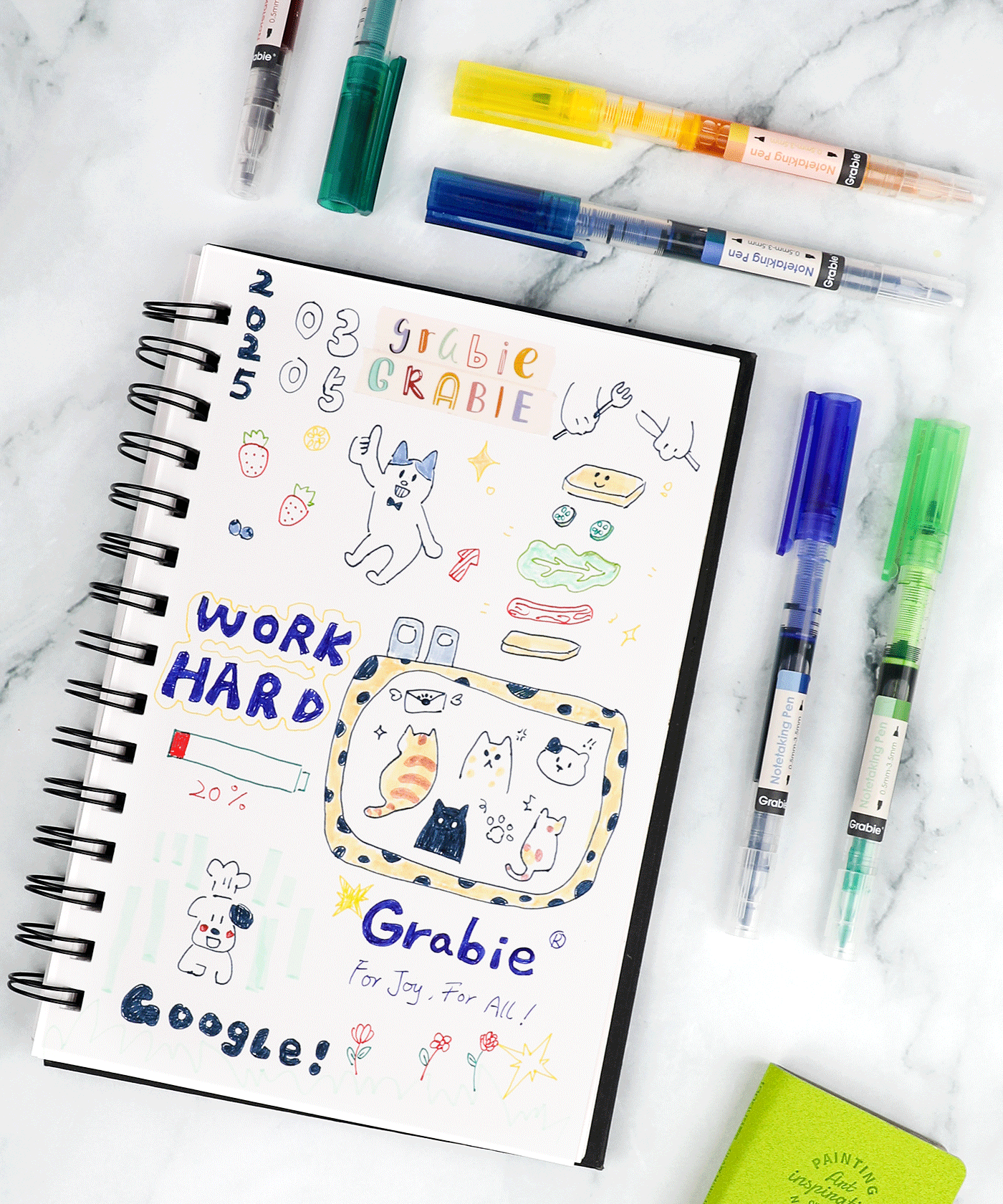 Grabie Dual-Tip Notetaking Pen Set Of 6 - Best Pens For Journaling, Best Gel Ink Pens, Good Pens For Journaling, Rainbow Gel Pens, Best Pen For Journaling, Gel Pen Set, Journal And Pen, Journaling Pens, Best Journaling Pen, Best Journaling Pens, Best Pens For Bullet Journal, Journal Pens, Gel Ink Pen Set, Best Journaling Pen, Good Pens For Notes, Pens For Journaling, Grabie Pens, Grabie Journal Pens, Grabie Journal Pen
