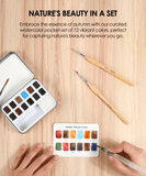 Good Watercolor Sets, Portable Watercolor Set, Good Watercolor Sets, Mini Travel Watercolor Set, Watercolor Half Pan, Watercolor Paints, Watercolor Set, Easy Watercolor Painting, Watercolor Painting Supplies, Pocket Watercolor Set, Grabie Watercolor, Grabie Watercolor Paint, Grabie Watercolor Paint Set, Grabie Best Watercolor Set, Grabie Watercolor With Brush, Grabie Art, Grabie Art Supplies, Grabie Watercolor With Brush