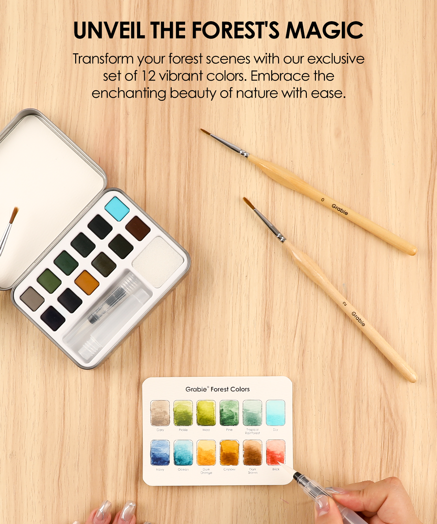 Good Watercolor Sets, Portable Watercolor Set, Good Watercolor Sets, Mini Travel Watercolor Set, Watercolor Half Pan, Watercolor Paints, Watercolor Set, Easy Watercolor Painting, Watercolor Painting Supplies, Pocket Watercolor Set, Grabie Watercolor, Grabie Watercolor Paint, Grabie Watercolor Paint Set, Grabie Best Watercolor Set, Grabie Watercolor With Brush, Grabie Art, Grabie Art Supplies, Grabie Watercolor With Brush