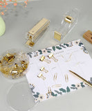 Premium Acrylic Gold Stationery Gift Kit