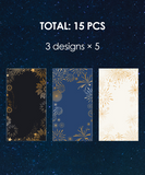 15 Sheets Fireworks Party Material Paper Set