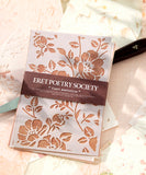 170 Sheets Springtime Poetry Material Paper Set