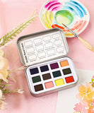 Watercolor Pocket Set of 12 - Floral Colors | Grabie Art Supplies, Best Watercolor, Artist Watercolor, Watercolor Paint, Watercolor Set, Easy Watercolor Painting, Good Watercolor Paints, Watercolor Painting Set, Watercolor Art Set, Best Watercolor Paint, Mini Watercolor Paint Set, Watercolor Paint Travel Kit, Watercolor Paint Travel Sets, Miniature Watercolor Set, Professional Watercolor Set, Travel Watercolor Paint Set, Watercolor Paint Sets, Best Watercolor Paint Set, Grabie Art, Grabie Art Supplies