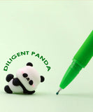 Diligent Panda Silicone Pen Set Of 3