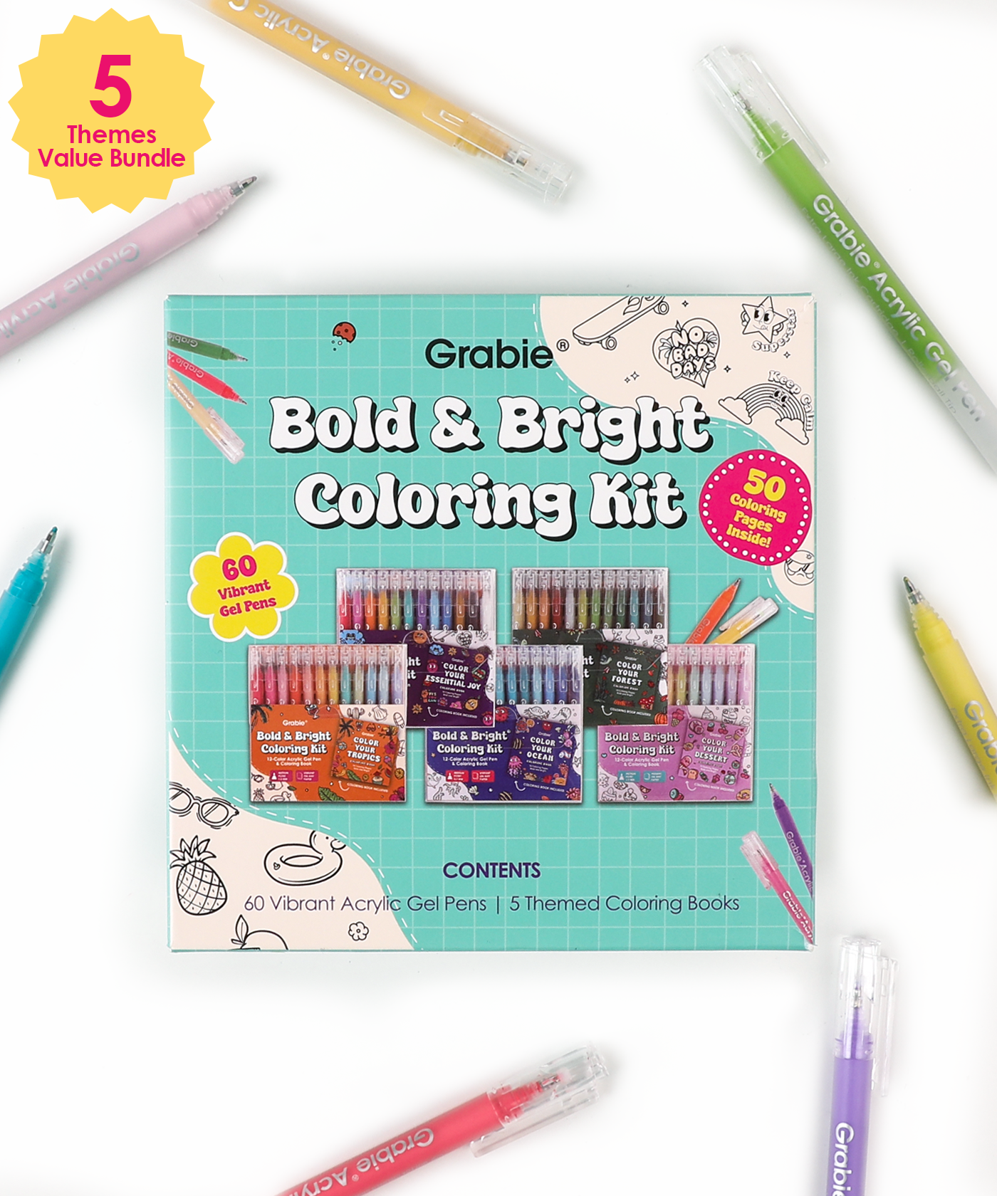Bold & Bright Coloring Kit