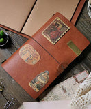 Travel Note Vintage PU Leather Bullet Journal - Grabie® - Grabie®