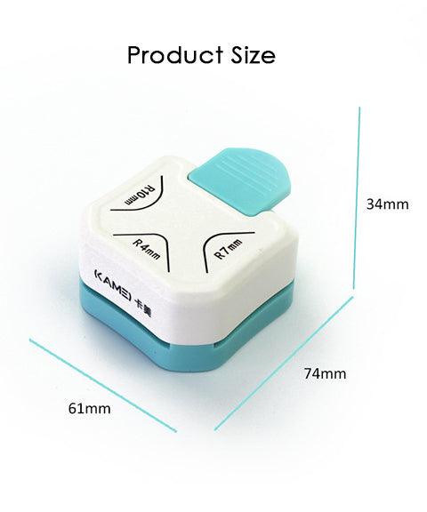 1 Pcs portable mini corner craft hole punch 3 in 1 fillet trimmer