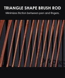 12 Pcs Premium Paint Brush for Art, Synthetic and Bristle Blend Brushes, Paint Brushes, Paint Brush Drawing, Acrylic Paint Brushes - Grabie® - Grabie®