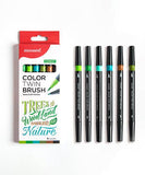 6 Pcs Premium Dual Tips Marker Pens