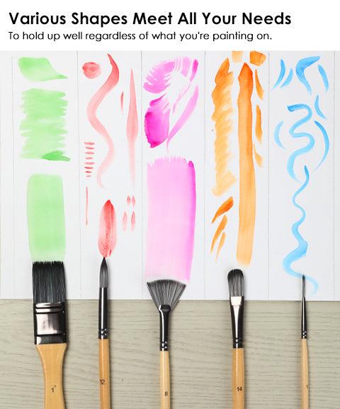 100 Colors Solid Watercolor Paint Set & 24 Pcs Professional Paint