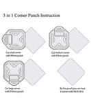 3 in 1 Round Corner Punch For Paper Craft - Grabie® - Grabie®