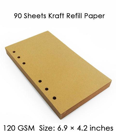 PU Kraft Leather Vintage Scrapbooking Bullet Journal, Vintage Bullet Journal,  Bullet Journal Supplies, Aesthetic Scrapbook Journal - Grabie®
