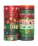 20 Rolls Christmas Tree Washi Tape Set