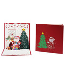3 Packs 3D Pop Up Christmas Cards