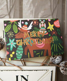 3/30 Pcs Graffiti Christmas Cards With Envelopes - Grabie
