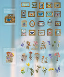 240 Pcs Memory Garden Series PET Stickers Set