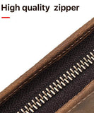 Premium Genuine Leather Zipper Pencil Case - Grabie® - Grabie®